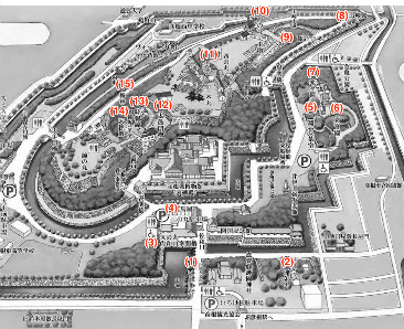 彦根城の地図