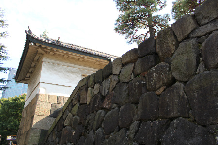 桔梗門の石垣