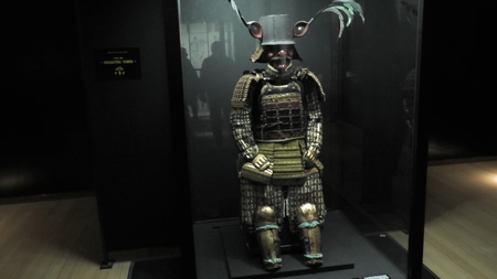 SAMURAI館の鎧展示
